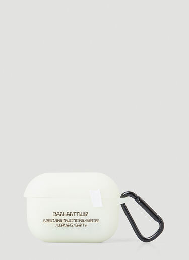 Carhartt WIP Basic Instructions AirPods Pro Case White wip0148070