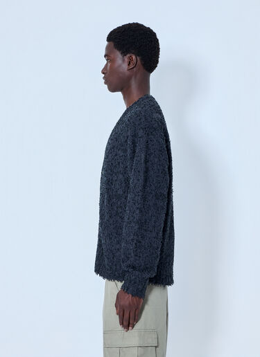 LN-CC® - Stüssy: Textured Cardigan - Navy Stüssy Textured Cardigan Navy sts0164033