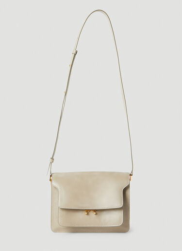 Marni Trunk Soft Medium Shoulder Bag Grey mni0253056
