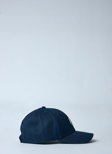 Moncler Logo Motif Baseball Cap Navy mon0160033