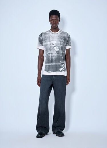 LN-CC® - Acne Studios: トロンプルイユ Tシャツ - グレー Acne Studios トロンプルイユ Tシャツ グレー acn0165053