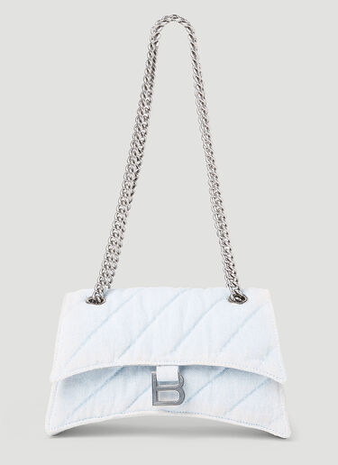 Crush Small Chain Bag Balenciaga Crush Small Chain Bag Blue bal0253046