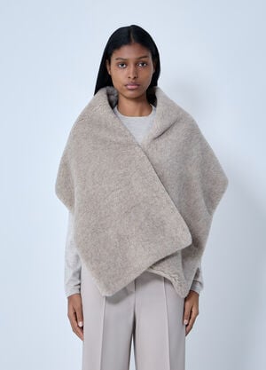 Max Mara Fringed Wool Scarf Green max0263050