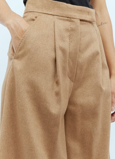 Max Mara Wide Leg Wool Pants Camel max0254040