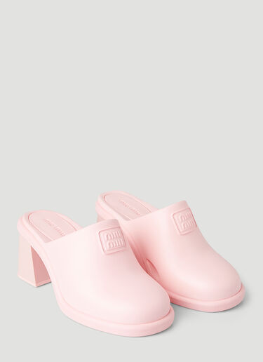 Miu Miu Rubber Mules Pink miu0248038