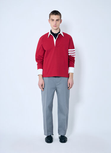Thom Browne Rugby Jersey Long Sleeve Top Red thb0159007