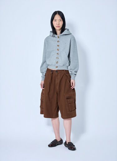 Abra Cardigan Hoodie Grey abr0264003