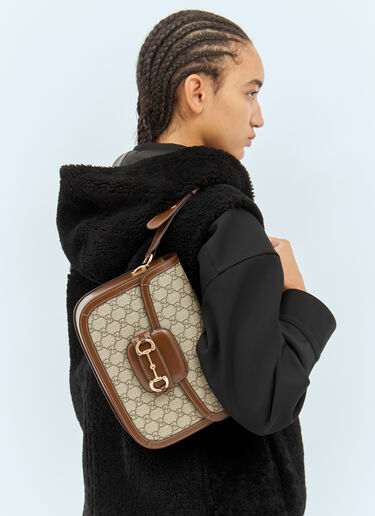 1955 Horsebit Shoulder Bag Gucci 1955 Horsebit Shoulder Bag Brown guc0239074