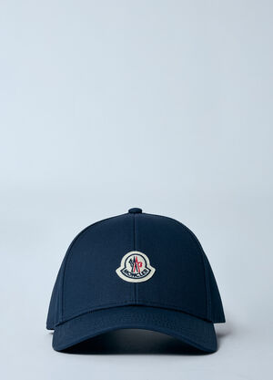 Moncler Logo Motif Baseball Cap Navy mon0159012
