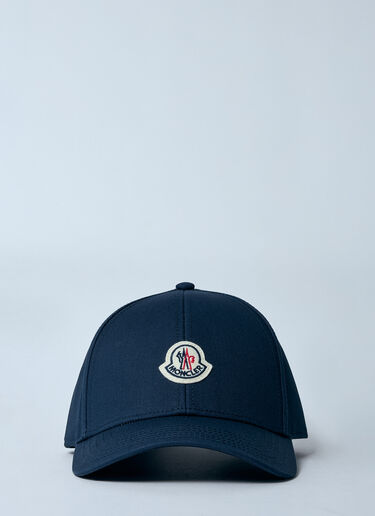 Moncler Logo Motif Baseball Cap Navy mon0160033