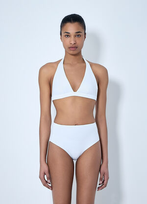 Max Mara Halter Neck Bra White max0264056