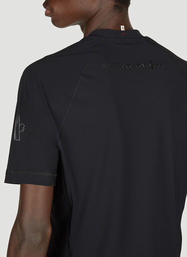 Moncler Grenoble Logo Patch T-Shirt Black mog0151005