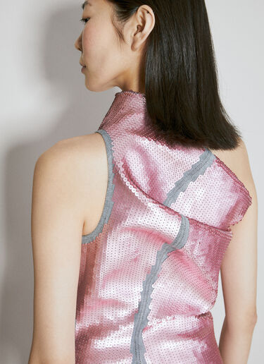 Rick Owens Athena Sequin Dress Pink ric0254005