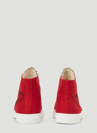 Vivienne Westwood Orb High-Top Sneakers Red vvw0243034
