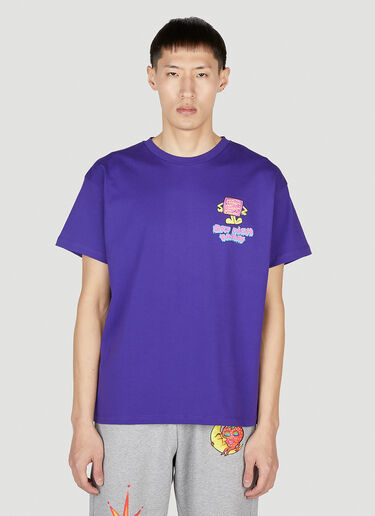 Sky High Farm Workwear Printed T-Shirt Purple skh0352013