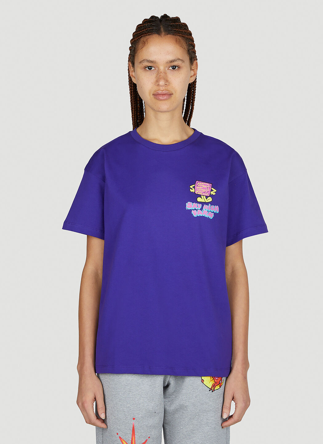 Sky High Farm Workwear 프린트 티셔츠 화이트 skh0354012