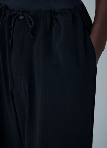 Yohji Yamamoto New Standard String Pants Black yoy0162003