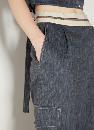 プルオンカーゴパンツ Helmut Lang プルオンカーゴパンツ ブルー hlm0253012