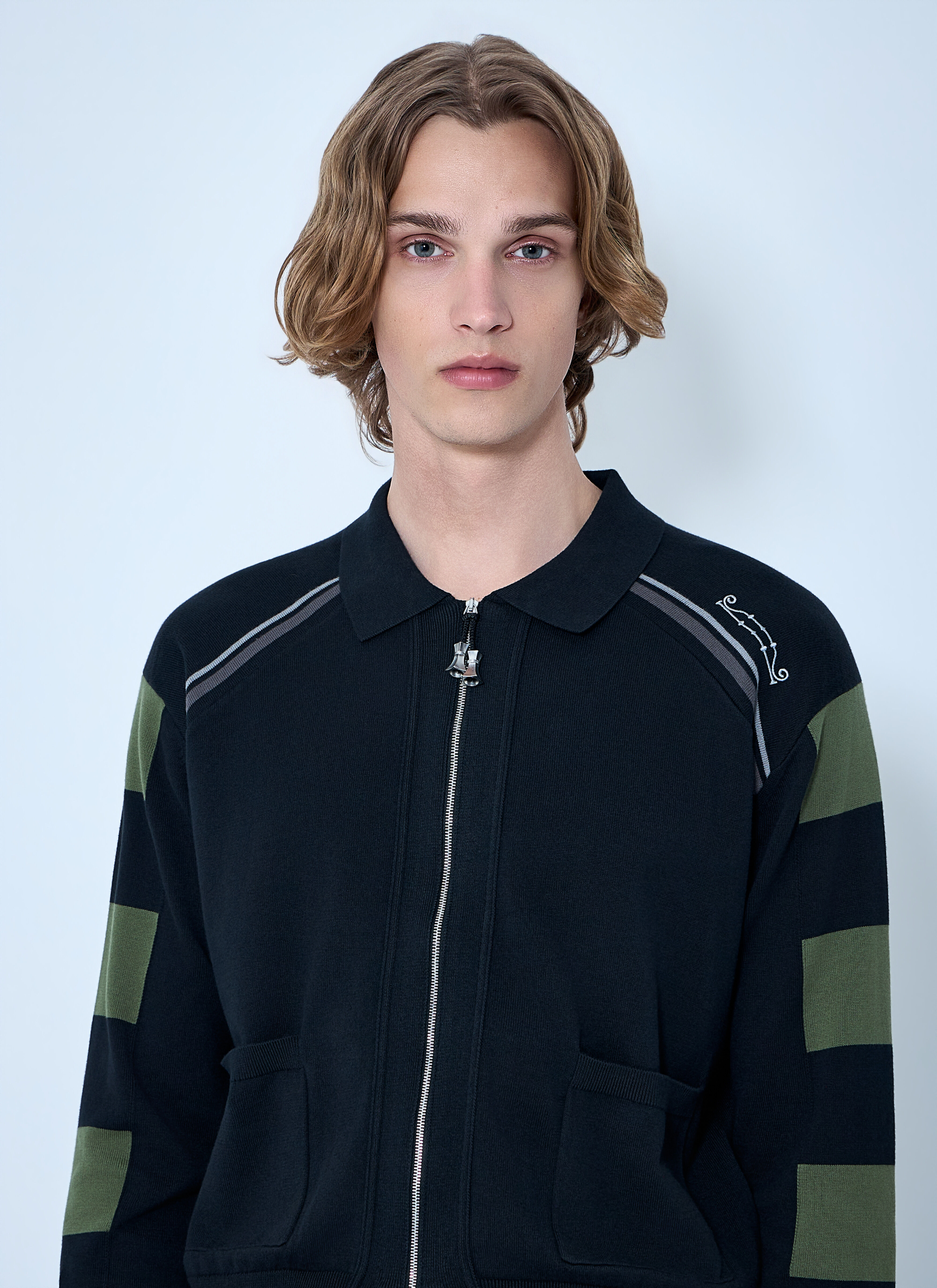 Kiko Kostadinov Men's' Kest Cardigan in Black | LN-CC®