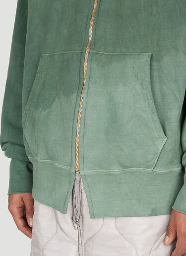 NOTSONORMAL Splashed Hooded Sweatshirt Green nsm0351019