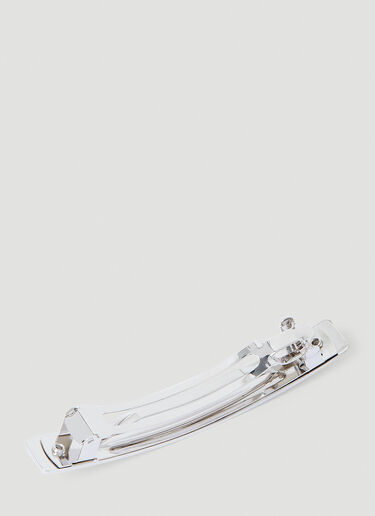 MM6 Maison Margiela 徽标发夹 银色 mmm0253042