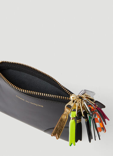 Comme des Garçons Wallet 小号徽标拉链头钱包 黑色 cdw0351028