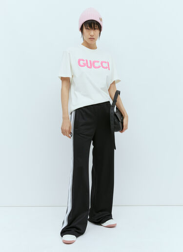 Gucci Logo Embroidery Track Pants Black guc0255014