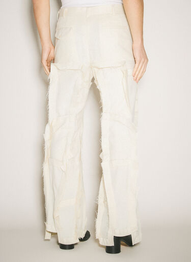 Comme des Garçons Homme Plus Panelled Wool-Blend Pants Cream hpl0158008