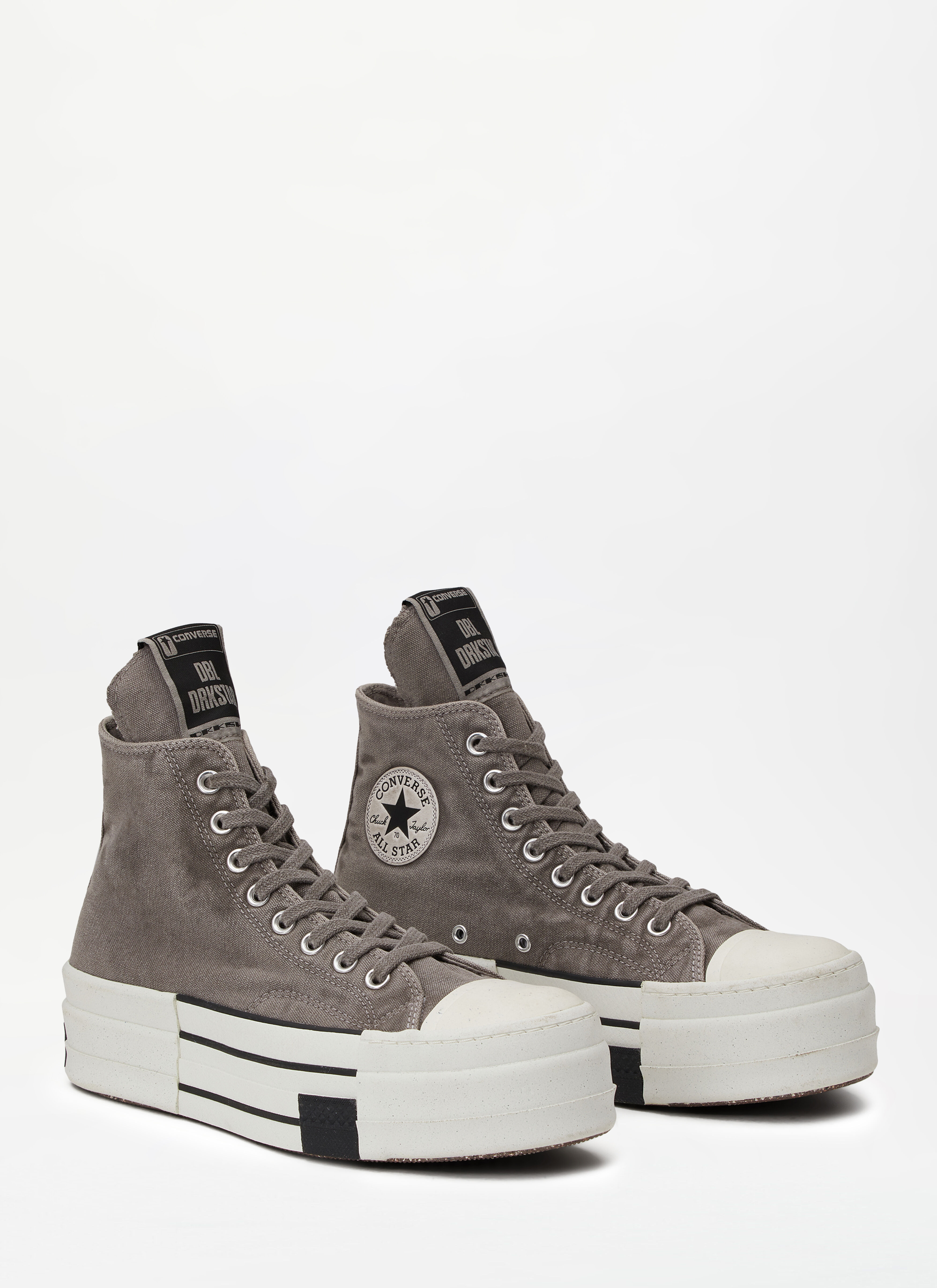 Rick Owens DRKSHDW x Converse DBL Drkstar Sneakers in Grey | LN-CC®
