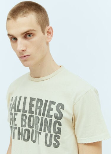 Gallery Dept. Boring T-Shirt Beige gdp0153024