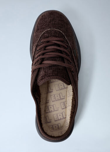 ERL Corduroy Camino Mule Sneakers Brown erl0162010