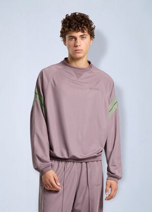 Palm Angels Urban Logo Track Crewneck Purple pma0166283