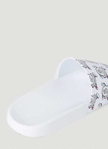 Moncler Trailgrip Lite Slides White mon0152045