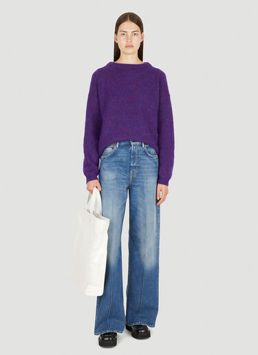 Acne Studios Knitted Sweater Purple acn0250025