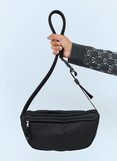 Gucci Embossed Logo Small Crossbody Bag Black guc0158026
