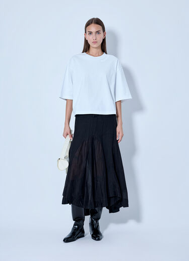 LN-CC® - Marni: Oversized Cotton T-Shirt - White Marni Oversized Cotton T-Shirt White mni0265010