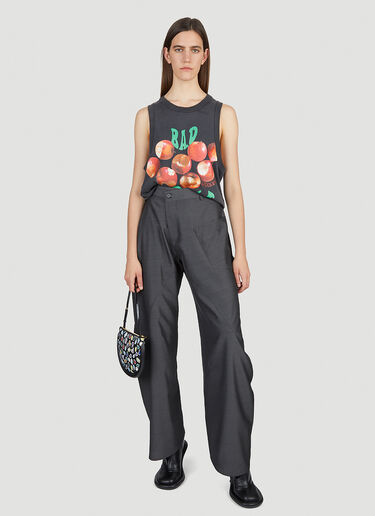 JW Anderson Bad Apple Tank Top Black jwa0251016