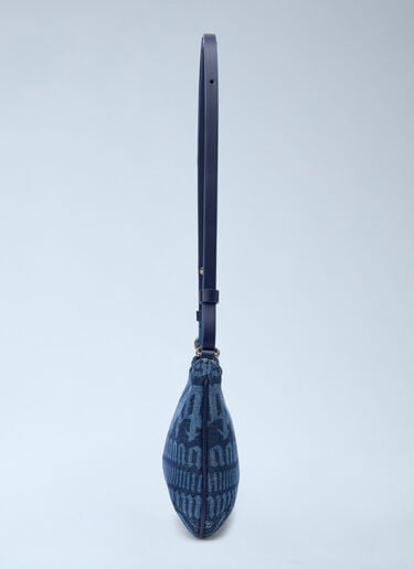 Palm Angels All Over Logo Giorgina Bag Blue pma0264007