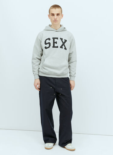 Carne Bollente Sex Hooded Sweatshirt Grey cbn0356005