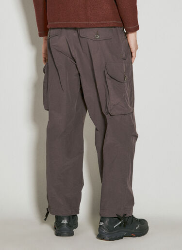 And Wander Oversized Cargo Pants Purple anw0154012