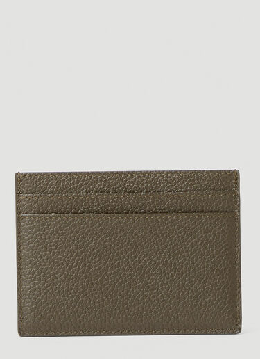 Saint Laurent 徽标铭牌卡包 卡其色 sla0151074