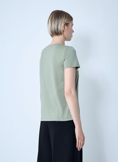 Logo Motif T-Shirt Max Mara Logo Motif T-Shirt Green max0261023