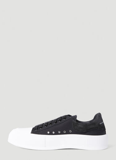 Alexander McQueen 데크 플림솔 슈즈 블랙 amq0151066