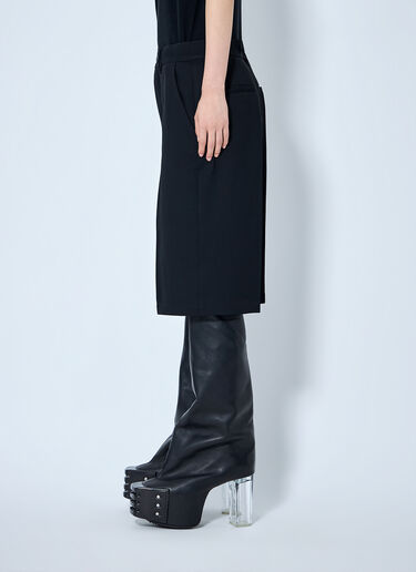 LN-CC® - Rick Owens: Work Shorts - Black Rick Owens Work Shorts Black ric0265021