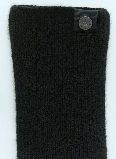 Canada Goose 羊绒手套 黑色 cnd0252018