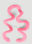 Charlotte CHESNAIS 와이어 인조 모피 트위스티드 스카프 실버 ccn0350005