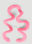 Balenciaga 와이어 인조 모피 트위스티드 스카프 핑크 bal0152078