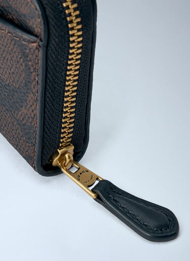 Coach Essential Small Zip Around Card Case Brown coa0266002