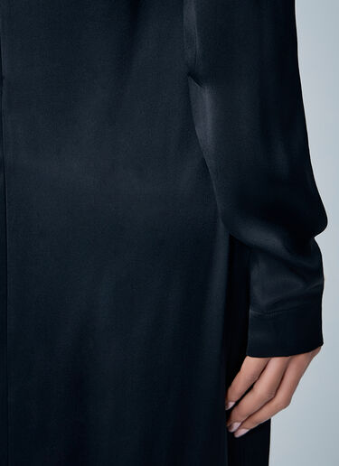 Long Satin Dress TOTEME Long Satin Dress Black tot0263030