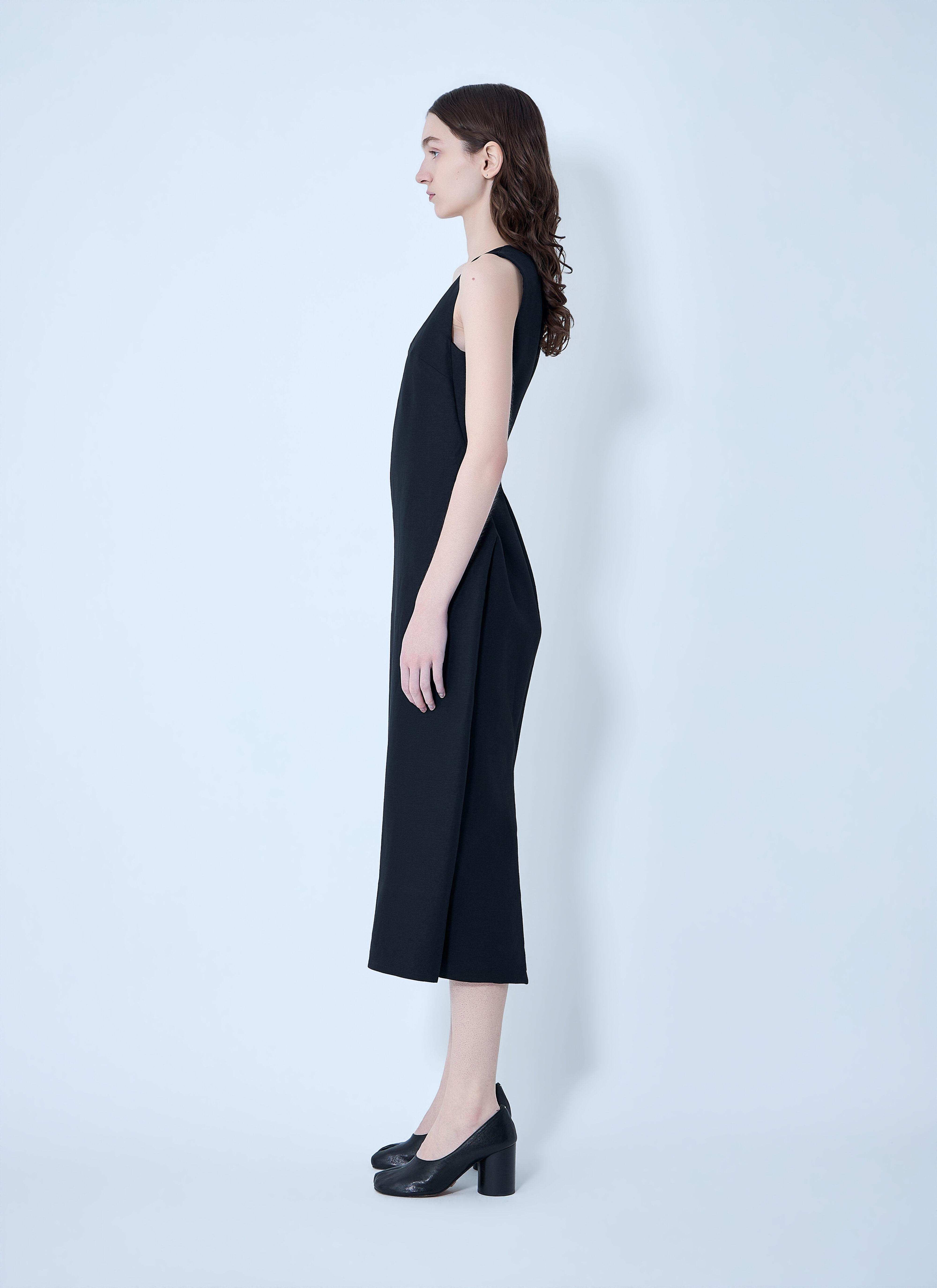 Jacquemus Women's' La Robe Tablier Midi Dress in Black | LN-CC®